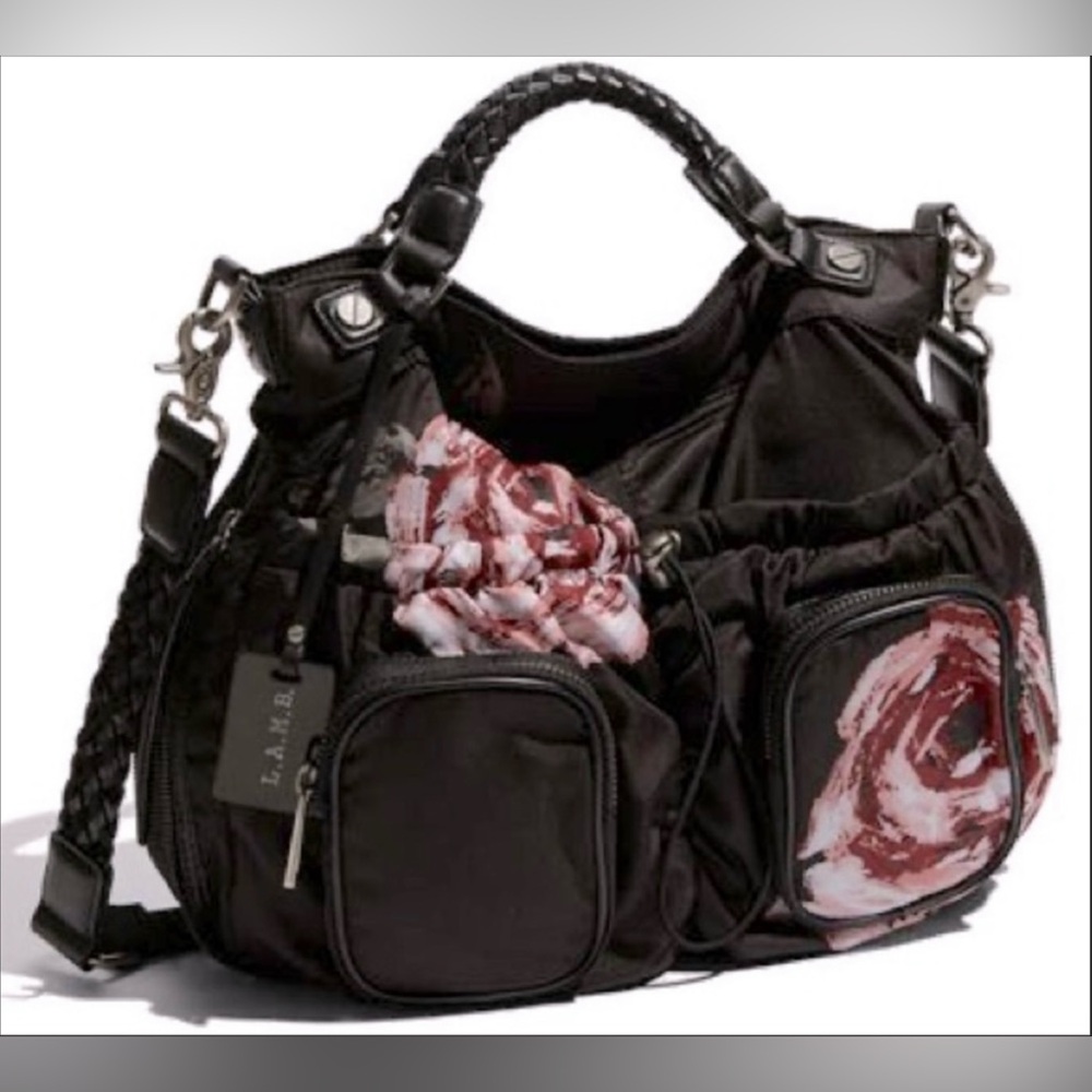 L.A.M.B. Designer Roses Crossbody Bag🌹